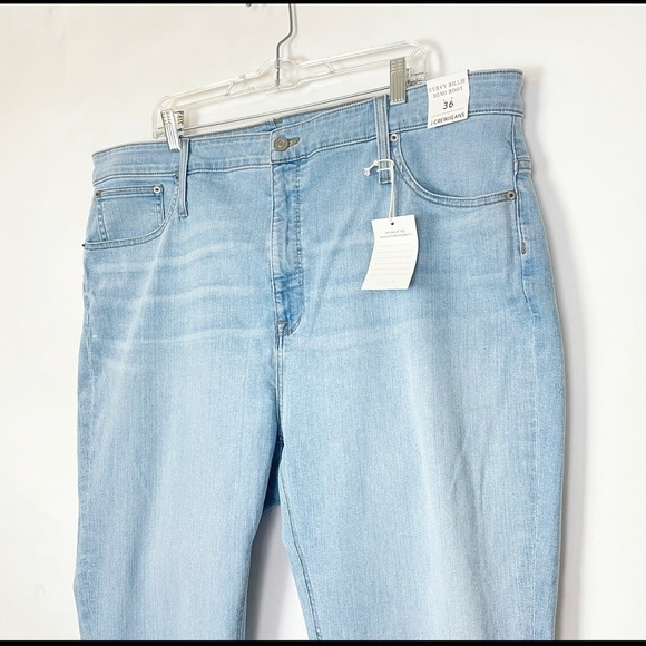 NEW J . Crew | Curvy Billie Demi Boot Jeans 37 - Picture 3 of 10